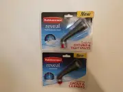 NEW Rubbermaid Reveal Grout & Corners Brush, Fixtures & Tight Spaces Brush