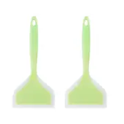 2 Pcs Utensil Spatula Mixing Scraper Wide Turner Cooking Spatula