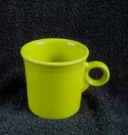 Fiesta Chartreuse Green Coffee Cup Mug HLC USA Ring Handle NEW