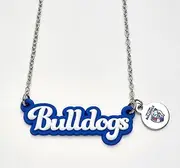 AFL Western Bulldogs Script Necklace