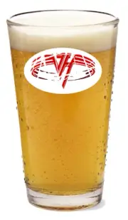 Van Halen - Rock and Roll - 16oz Pint Beer Glass Pub Barware Seltzer Cocktail