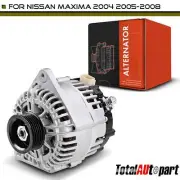 Alternator for Nissan Maxima 2004-2008 3.5L 120A 12V Clockwise 6 Groove Pulley (for: Nissan)