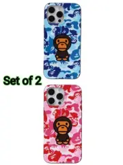 A Bathing Ape ABC MILO CAMO IPHONE 16 PRO MAX CASE 2L30-182-004