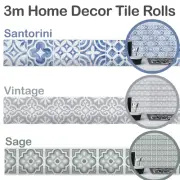 3m Tile Home Decor Decal Kitchen Adhesive Santorini Morocco Vintage Pattern Look