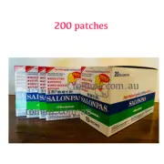 Salonpas Pain Relieving Patch 200 Patches made in Vietnam exp 2026