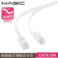 在飛比找PChome24h購物優惠-Cat.6 超薄 Hight-Speed 網路線 - 3M