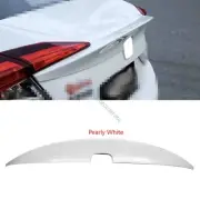 For Honda Civic Sedan 2016-2021 White MCX Style Rear Trunk Spoiler Wing Flap Bar (for: Honda)