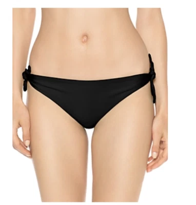 Isabella Rose Maui Double Take Side Tie Bottoms Black Size XS 2516