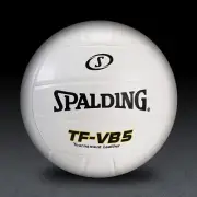 New Spalding TF-VB5 White/Black Tournament Leather Floating Butyl Bladder