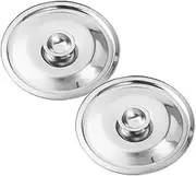 Ciieeo Metal Seasoning Pot Lids Stainless Steel Jar Lid Covers for Home Kitchen