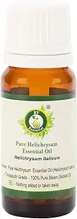 Helichrysum Essential Oil | Helichrysum Italicum | Helichrysum Oil | For Face | For Skin | 100% Pure Natural | Steam Distilled | Therapeutic Grade | 5ml | 0.169oz By R V Essential