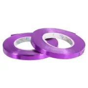 Curling Ribbon Crimped String Metallic 3/16" 11 Yards 2 Roll Purple