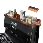 Copper Magnetic Stove top Shelf, 30" Length, Magnetic Spice Rack Over the Sto...
