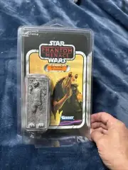 JAR JAR BINKS IN CARBONITE STAR WARS VINTAGE COLLECTION UNPUNCHED Nice Front