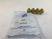 (4) 1/4" Pipe Thread Unions Brass Made in USA - Bag of 4