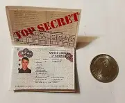 American Girl Barbie Passport 1/3 scale Travel Accessory Man Jason Bourne