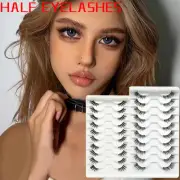 10pairs Half Lashes False Eyelashes Natural Look Wispy Cat Eye 3D Mink Lashes