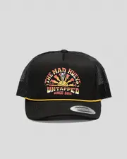 [The Mad Hueys] The Mad Hueys Men's Untapped Foam Trucker Cap in Black One Size Black