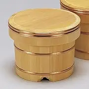 Sawara Edo Bin, 7 Size (approx. 5 Cups), 9.4 x 7.1 inches (24 x 18 cm), 3.3 oz (1,100 g), Kisogi Products, Restaurant, Ryokan, Japanese Tableware, Stylish, Tableware, Commercial Use
