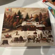NEW! Vintage Charles Wysocki "Vermont Rock Maple Treetappers " 1000 Piece Puzzle