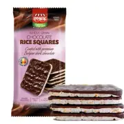 Chocolate Covered Rice Cakes Squares Whole Grain Dairy Free Gluten Free Kosher