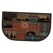 Fireplace Hearth Rug Fireplace Mats Cabin Southwestern Fireproof Fire