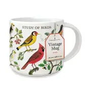 Cavallini Vintage Table/Glassware Coffee/Tea Mug 414ml/19.5cm Vintage Birds