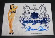 2015 Benchwarmer HIROMI OSHIMA Sin City #34 Blue Foil Auto/7 PLAYBOY Playmate