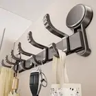Rust-proof Wall Mount Coat Rack Removable Hanging Key Holder Kitchen