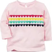 [Carter's] Baby Girls' Heart Jersey Tee