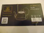 Wilmax Thermo Glass Teapot 27 FL OZ 800ml New in Box WL 888817/A