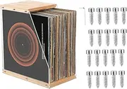 Record Holder For Albums, Desk Stand Record Organizer, Wooden Record Rack, Clear Display Rack For Records, Storage Organizer, Vinyl Record Holder, Large Record Display Stand, Music Album Organizer