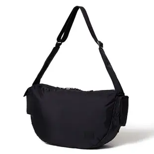 HEAD PORTER BLACK BEAUTY W ZIP SHOULDER BAG 側背包 蠶豆包 二手