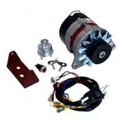 DYNAMO TO ALTERNATOR CONVERSION KIT FOR MASSEY FERGUSON 35 (3 cyl) TRACTORS.