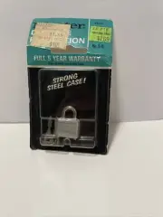Vintage Master Laminated Mini Padlock #9-D For Luggage Jewelry Boxes Brief Cases