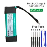 For JBL Speaker Charge 3 Battery GSP1029102A 6000mAh Replacement Battery+tool