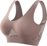 [Miekld] Underoutfit Bras for Women Sports Bras Comfort Bras for Women Seamless Wireless Sleep Yoga Bras with Removable Pads