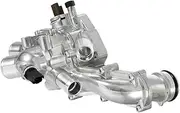 Engine Coolant Aluminum Thermostat Housing Assembly 11537534521 For 2007-2013 Compatible For Mini Cooper Countryman Paceman 1.6L Car Parts