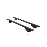 Wizard Universal Roof Racks 135CM for Raised Rails - Black
