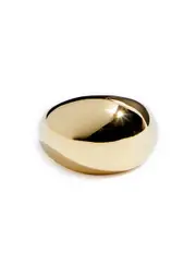 Lie Studio The Leah 18kt Gold Vermeil Ring 50 (UK K / US 5.5)