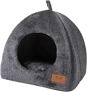 Fenteer Large Pad Nest, Pet Supplies, Thick,Warm,Cushion,Basket,Sleeping Bed,Puppy Mat,Dog House for Kitten Small Cats Rabbits Puppy Winter, Dark