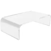 Computer Heightened Shelf Acrylic Laptop Stand Monitor Riser with Drawers Baby