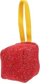 HANABASS Pet Bite Interactive Chewing Pillow for Dogs and Puppies Durable Pet Accessory Red for Playtime and Exercise Helps Prevent Destructive Chewing