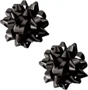 PMU Decorative Confetti Gift Bows 6 Inch 35 Loops (2/Pkg) Pkg/1