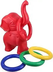Anneome Ring Throwing Game for Children Elephant Ring Toss Toy Boys and Girls Family Game Enhance Motor Skills