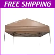 Water-Resistant Khaki Replacement Canopy Top for 10' x 10' Slant Leg Frames
