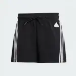 【ADIDAS 愛迪達】ADIDAS 女慢跑褲 運動小LOGO 三線褲 女短棉褲 KAORACER HT4712