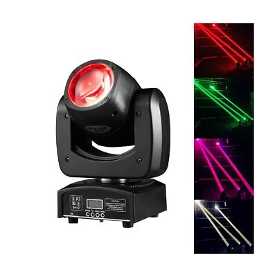 90W LED Moving Head DJ Lights Mini Beam Stage Lights with Sound Activated RGB...