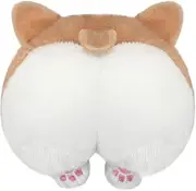 DS. DISTINCTIVE STYLE Car Neck Pillow Cute Corgi Butt Headrest Cotton Pillow Soft Headrest Pillow