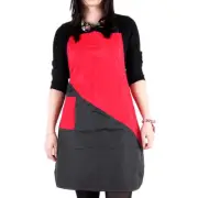 Black Apron With Pockets Bib Apron With Pocket Fabric Apron With Pockets